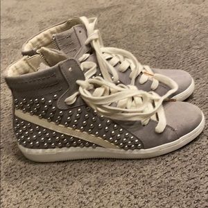 Dolce Vita Gray suede sneakers